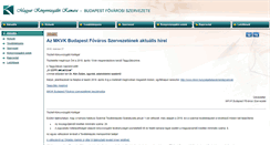 Desktop Screenshot of budapest.mkvk.hu
