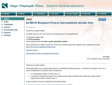 Tablet Screenshot of budapest.mkvk.hu